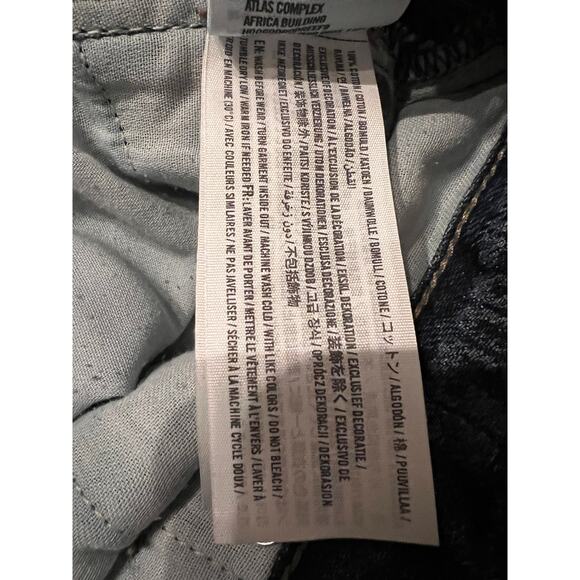 Abercrombie & Fitch Distressed Denim Jean Jorts Mens Size 30 - Picture 6 of 6